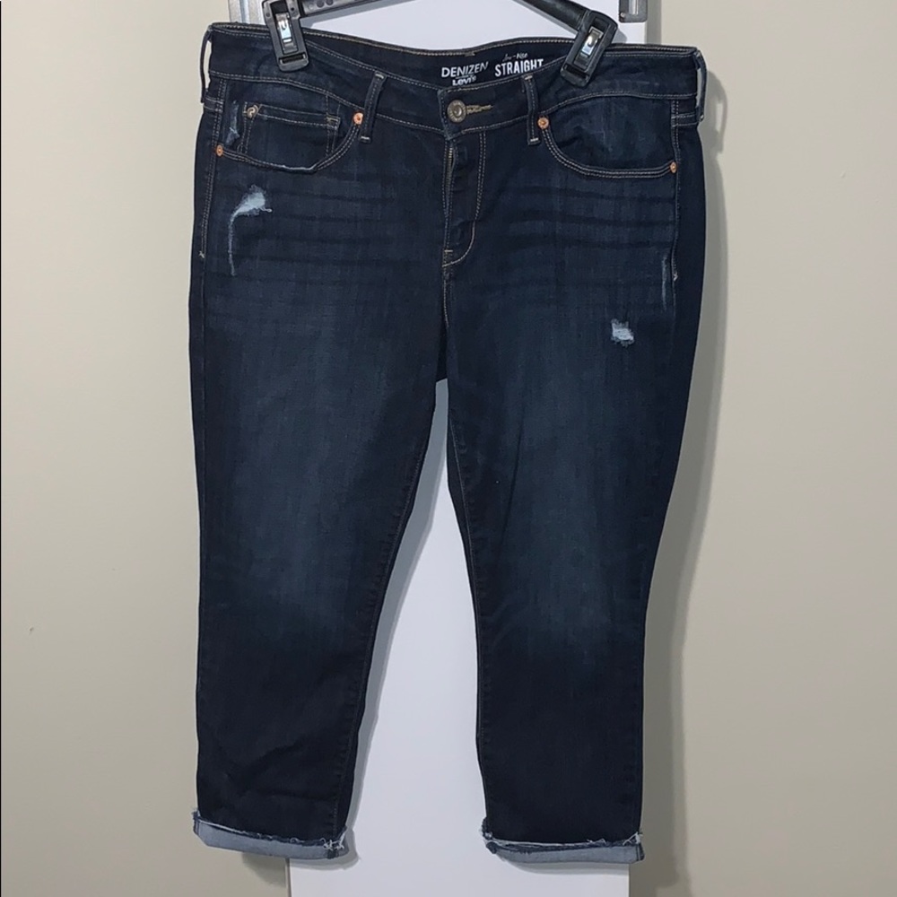 Denizen from Levi low-rise straight Capri